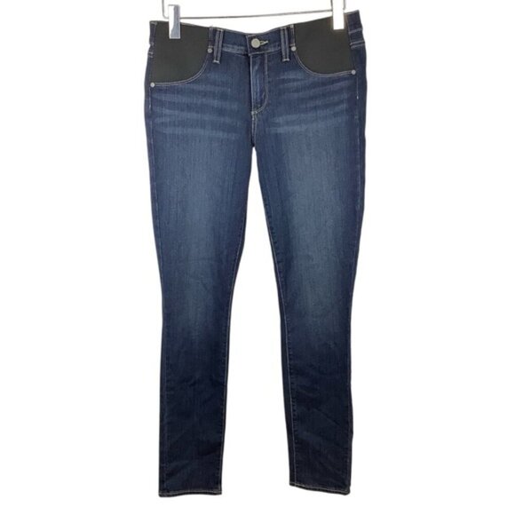 PAIGE VURDUGO BELOW THE BELLY MATERNITY JEANS - Picture 4 of 16